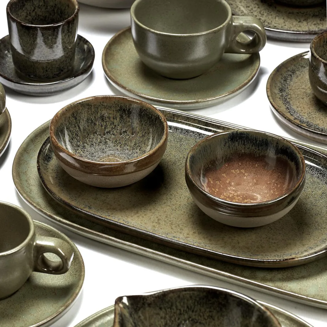 Surface tapasbord 15x25 cm, Indi grey Serax