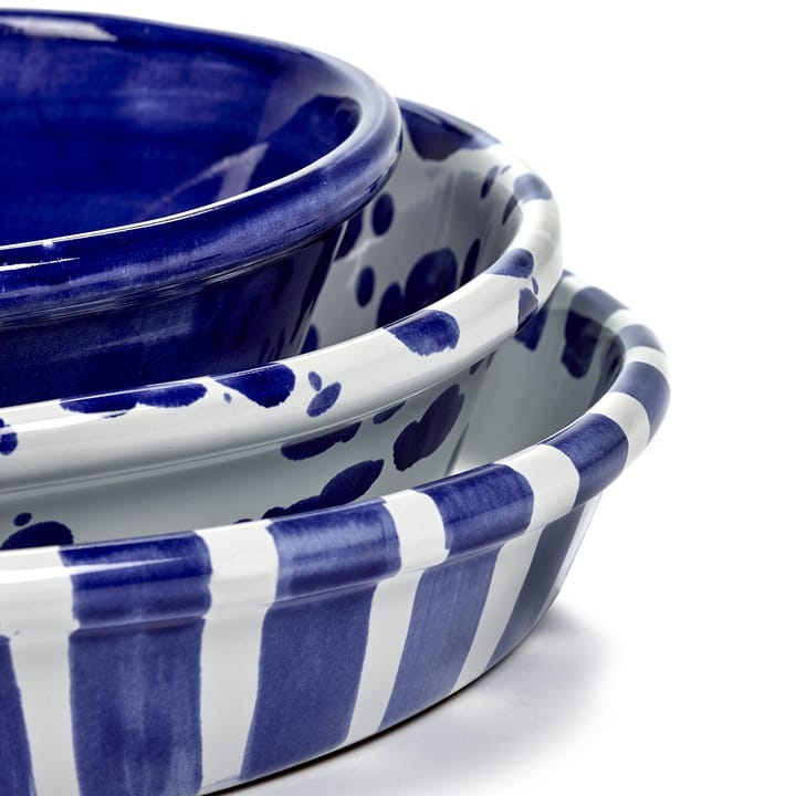 Table Nomade slakom L - Wit-blauw - Serax