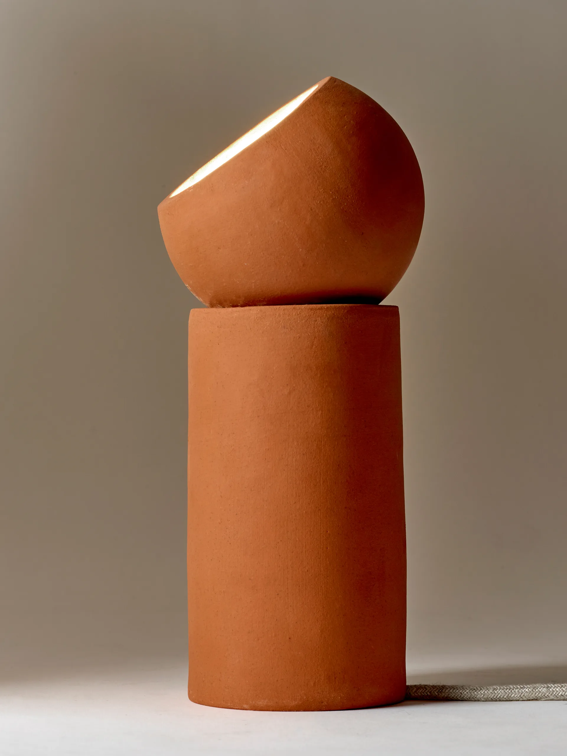 Terra vloerlamp S, Terracotta Serax