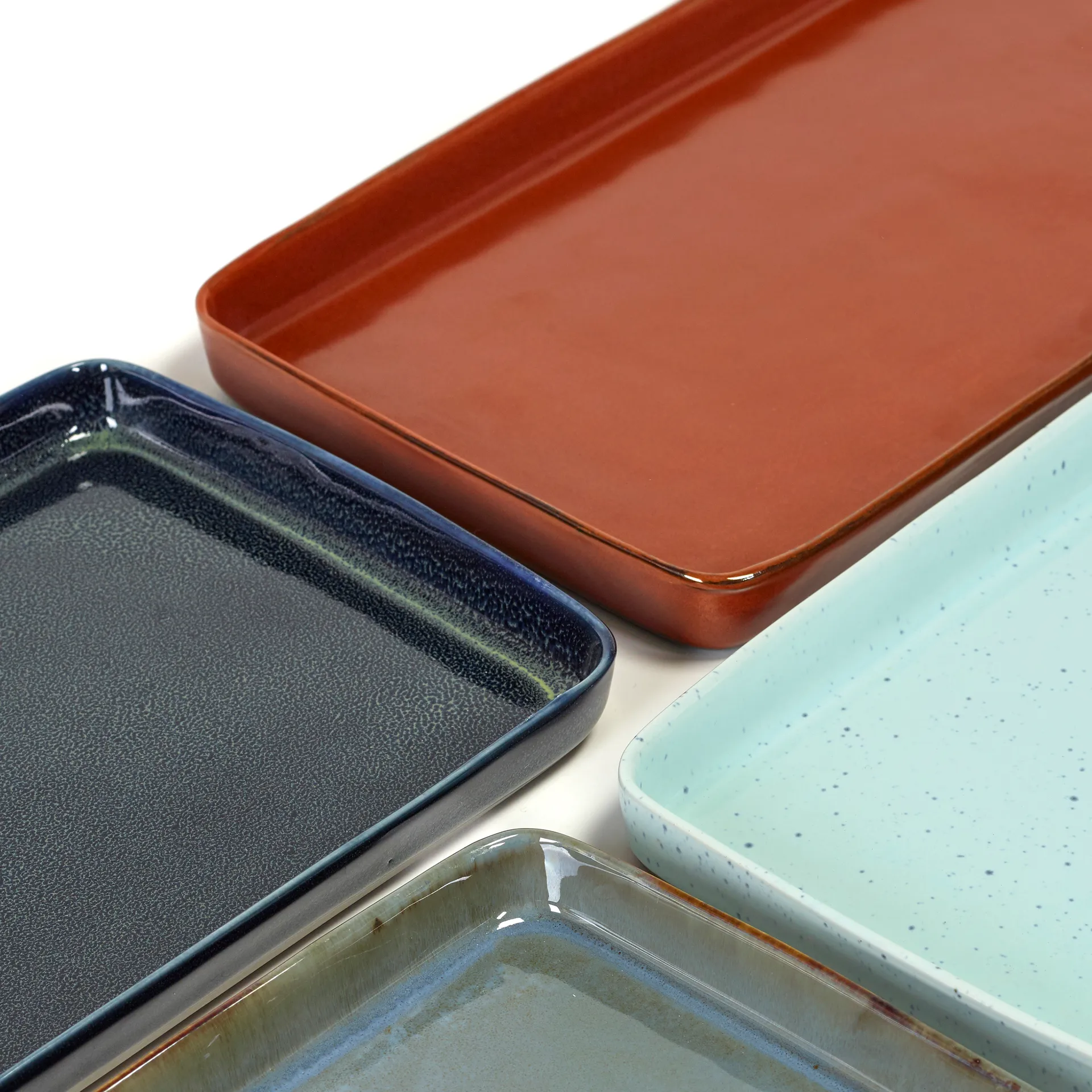 Terres de Rêves bord 18x37 cm, Light blue Serax