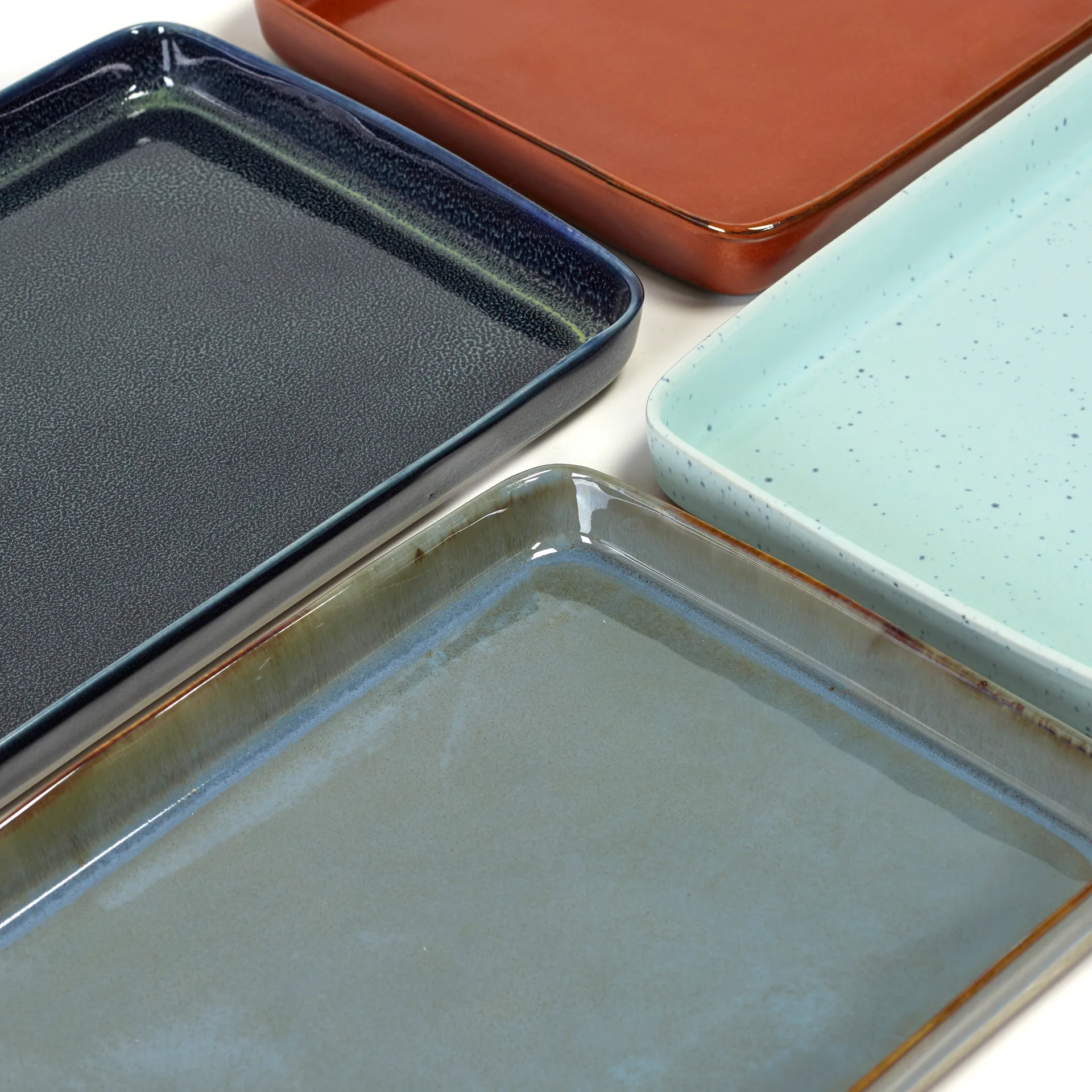 Terres de Rêves bord 18x37 cm, Smokey blue Serax