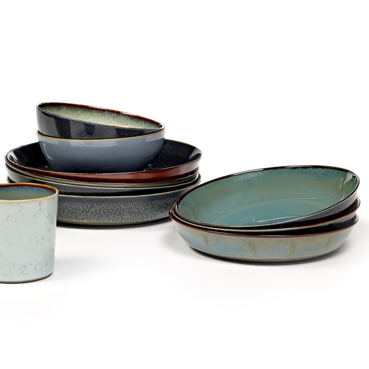 Terres de Rêves bord 21 cm, Misty grey-dark blue Serax