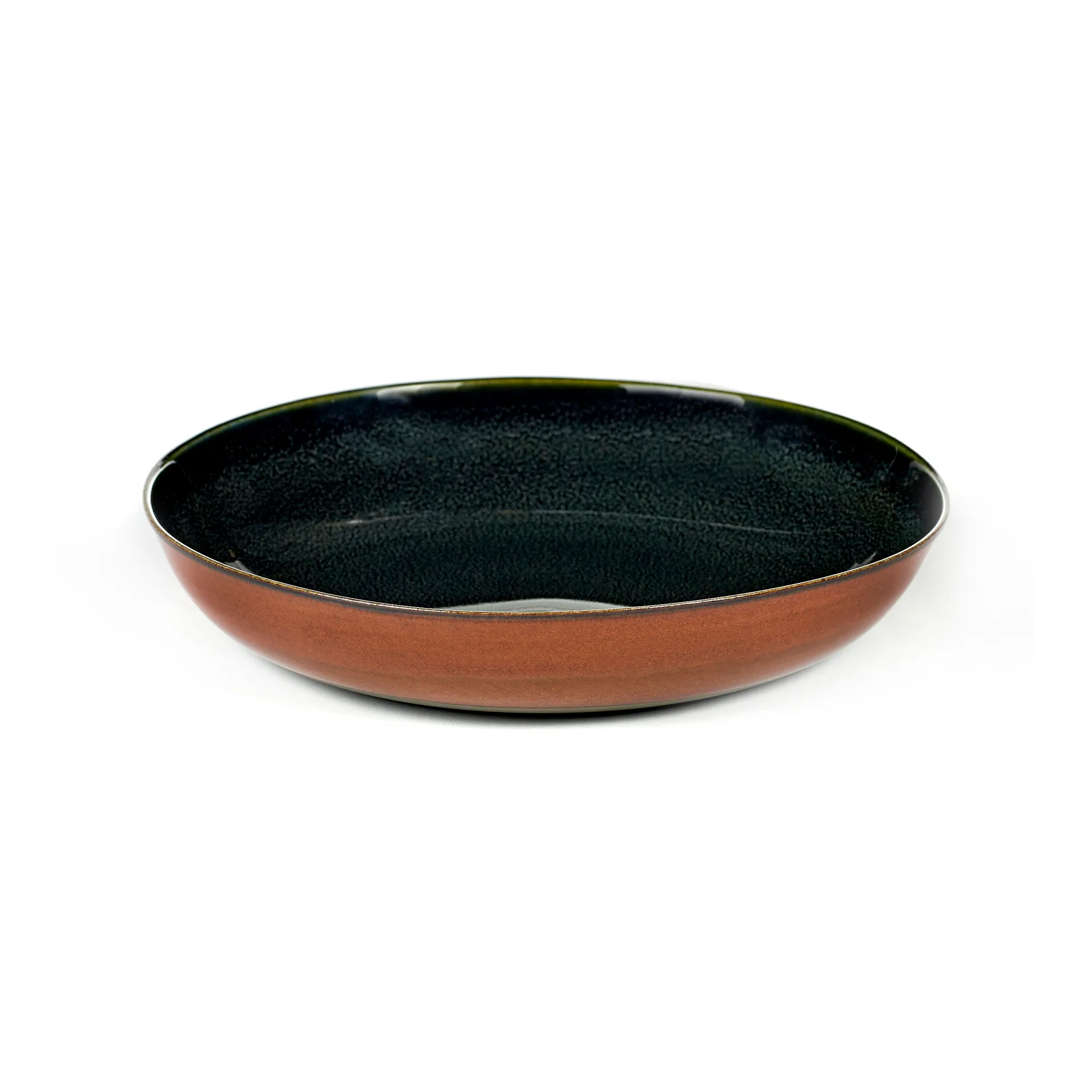 Terres de Rêves bordje 17,5 cm, Dark blue-rust Serax