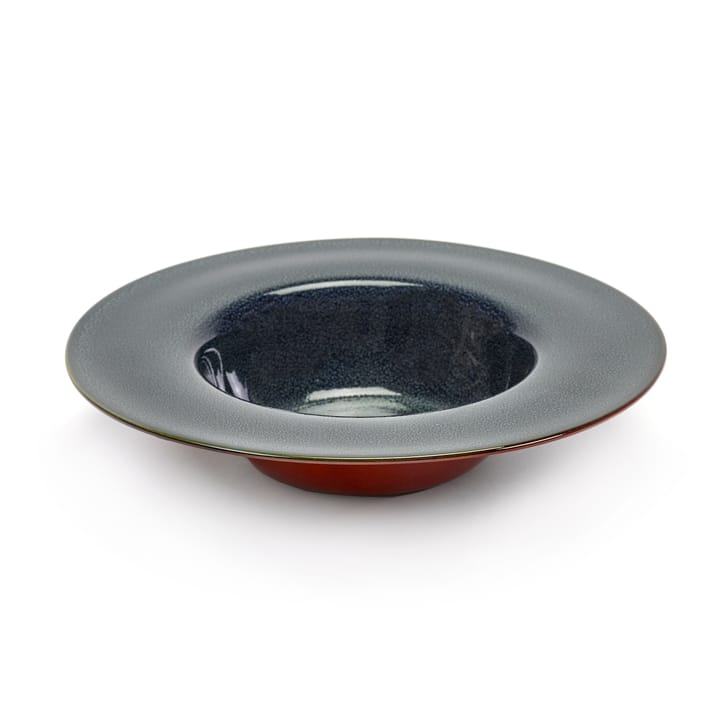 Terres de Rêves diep bord 21,3 cm, Dark blue-rust Serax