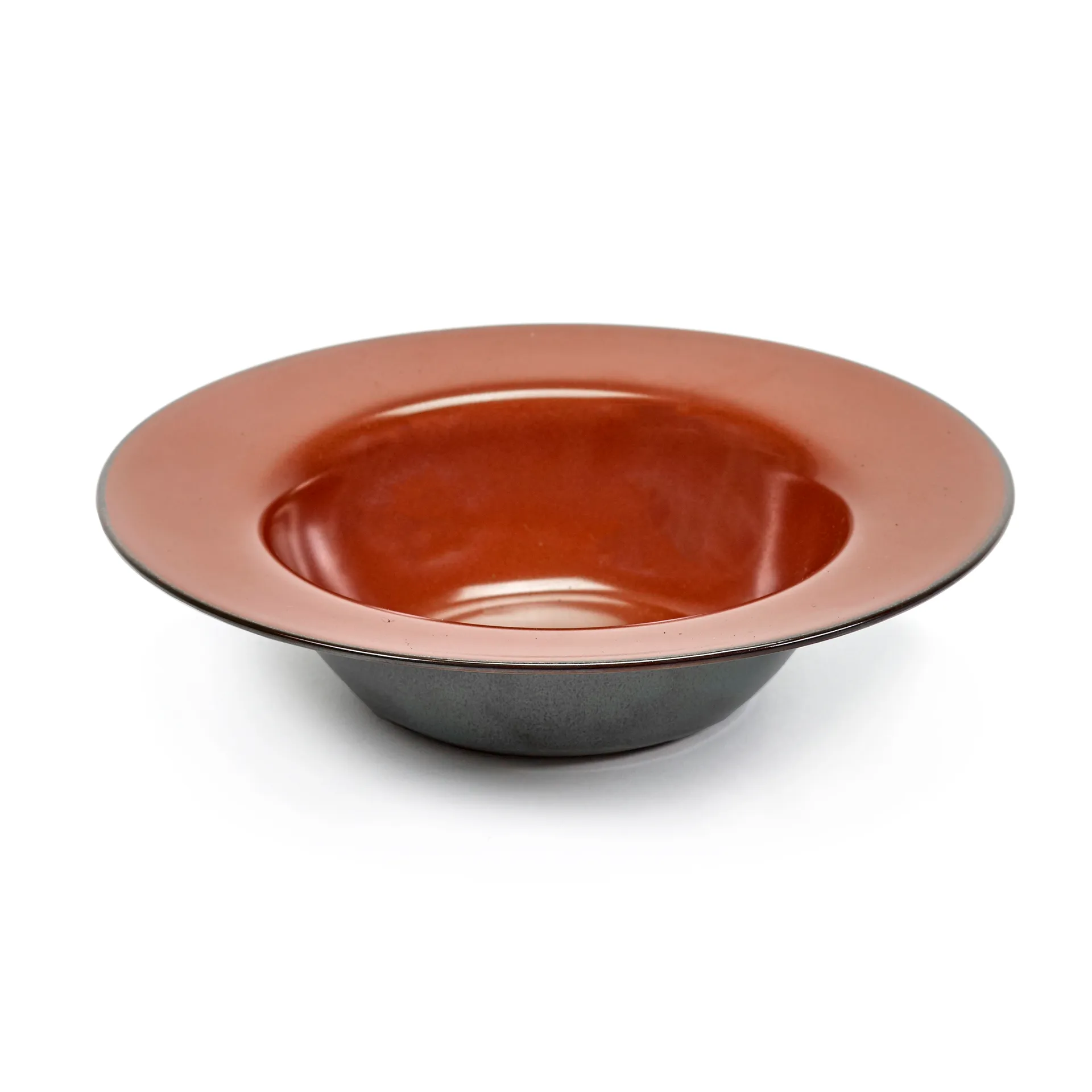 Terres de Rêves diep bord 21,3 cm, Rust-smokey blue Serax
