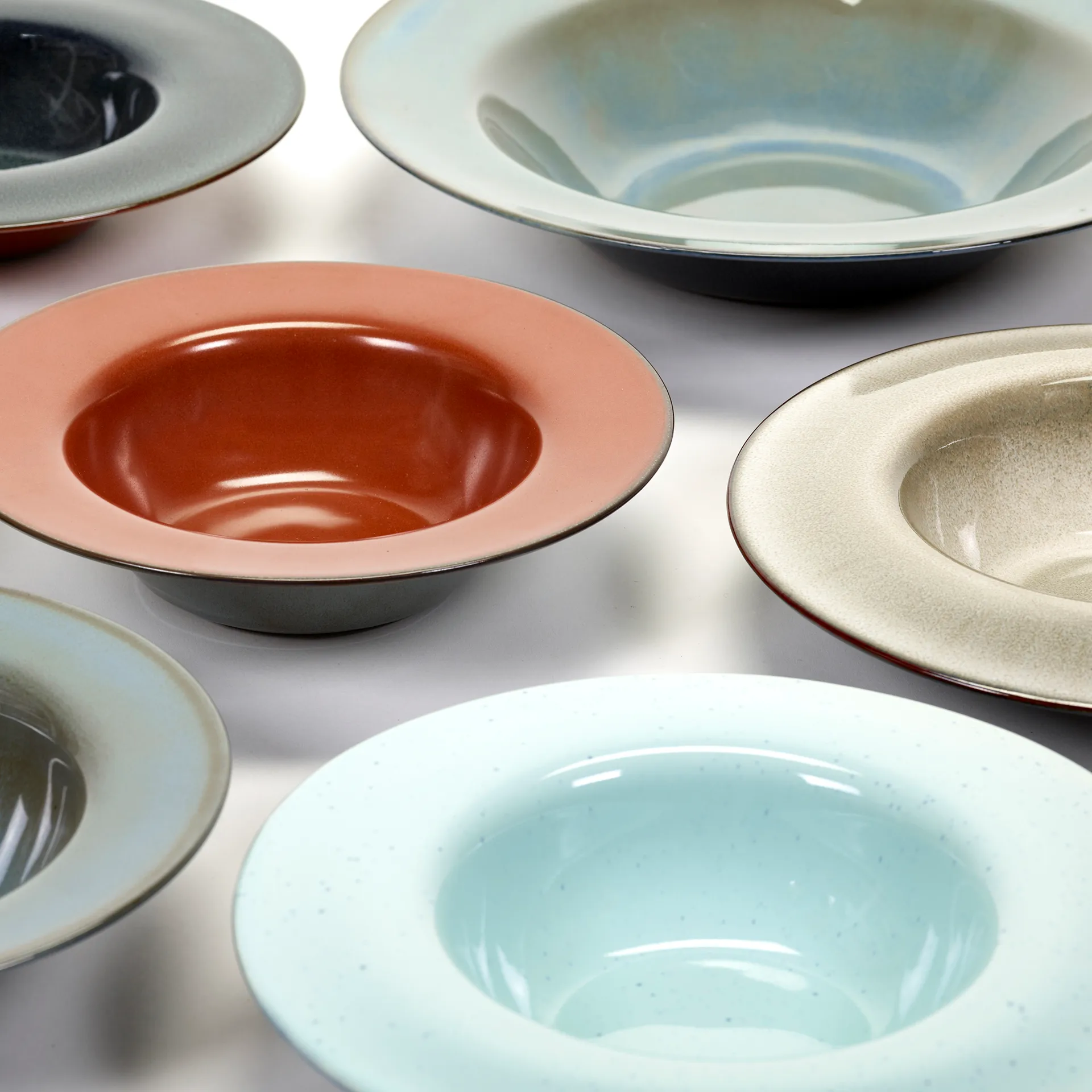 Terres de Rêves diep bord 21,3 cm, Rust-smokey blue Serax