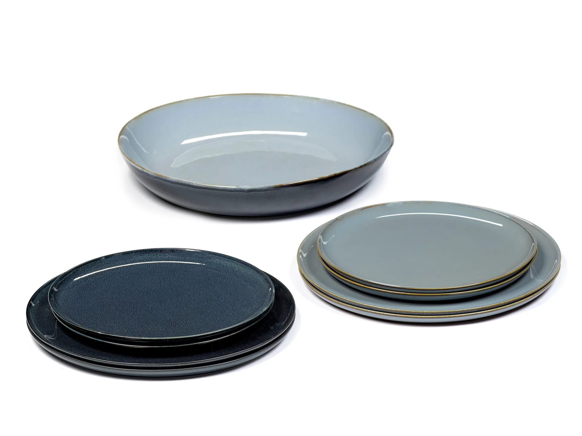 Terres de Rêves dinner set 9-delig, Smokey blue-dark blue Serax