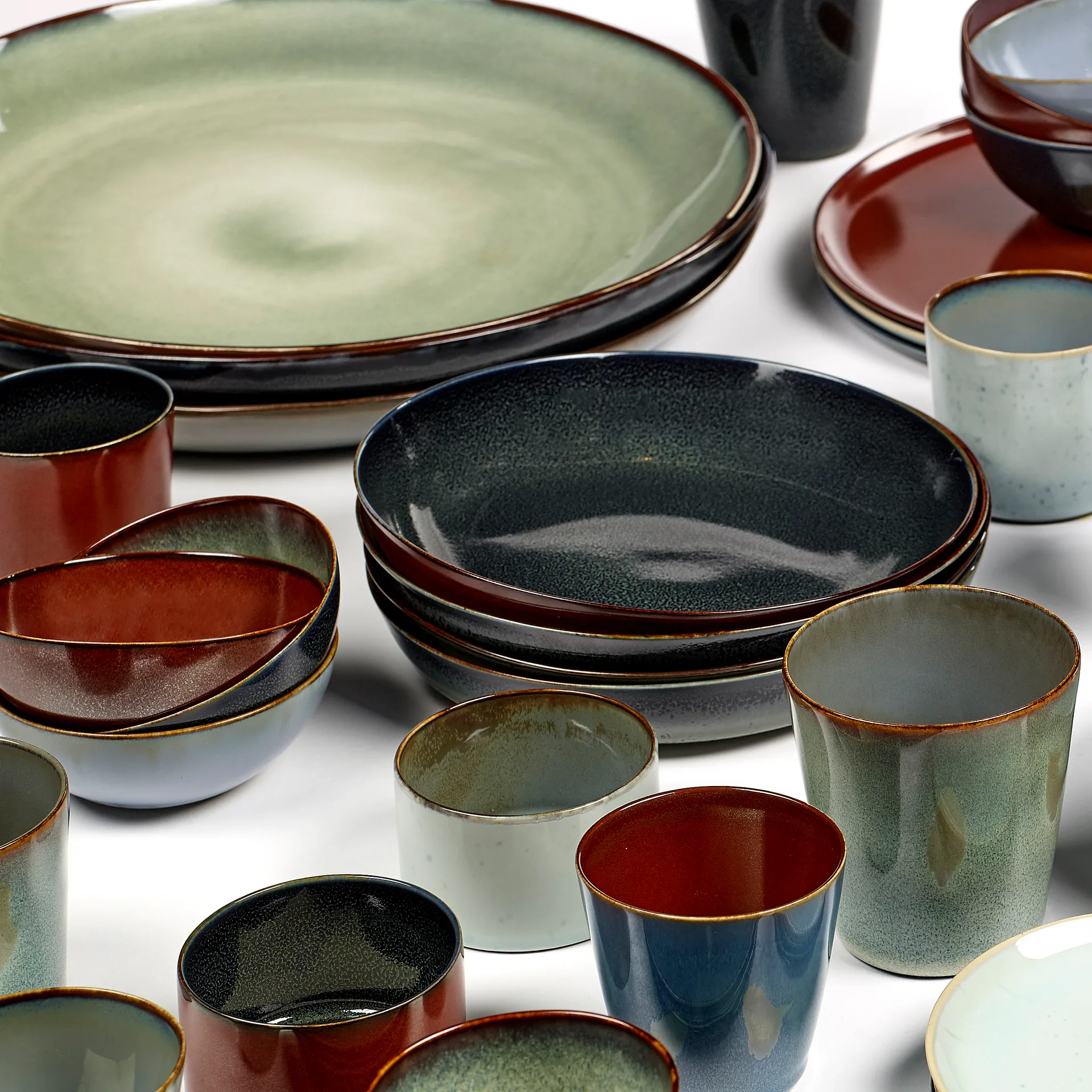 Terres de Rêves kop M, Misty grey-smokey blue Serax