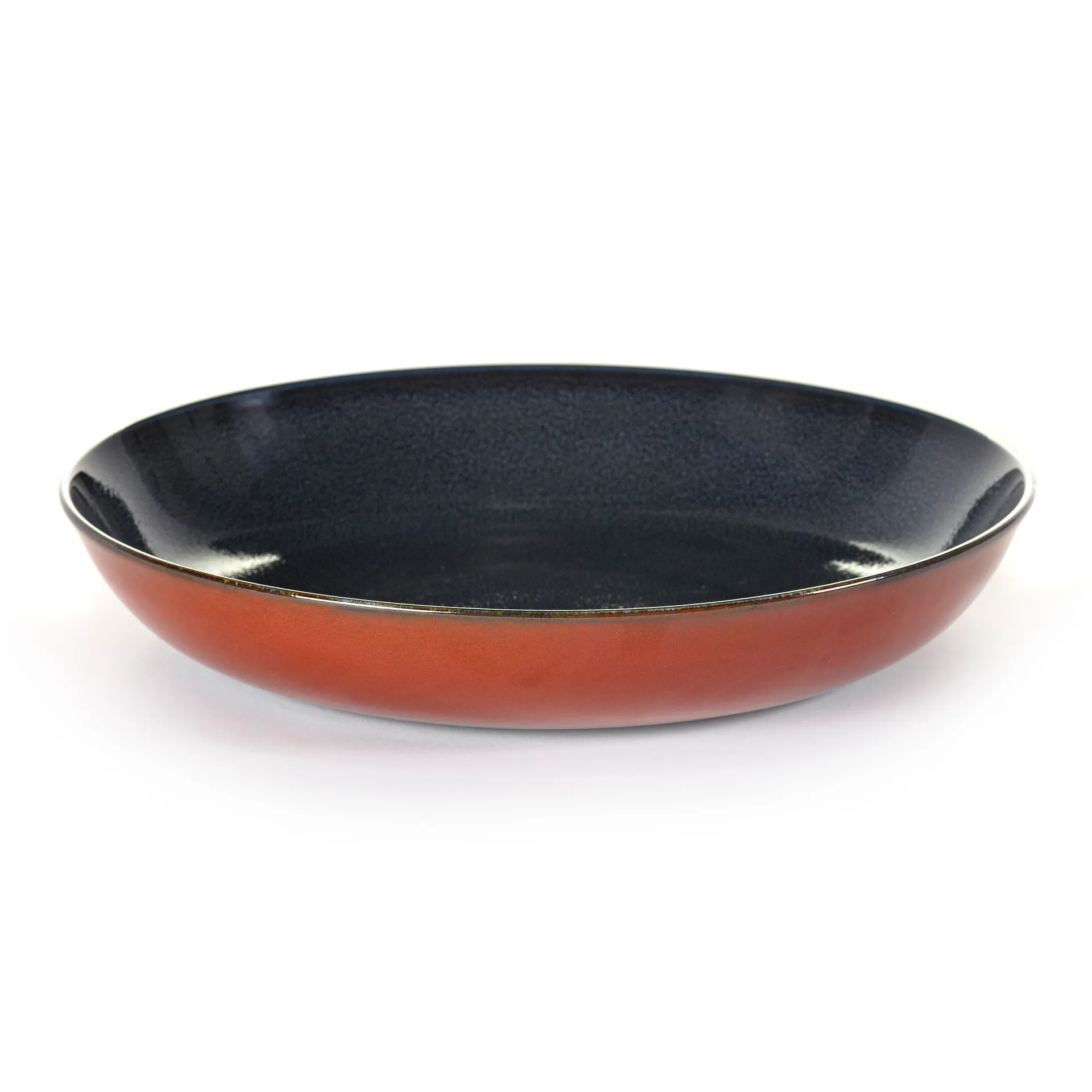 Terres de Rêves pastabord 23,5 cm, Dark blue-rust Serax