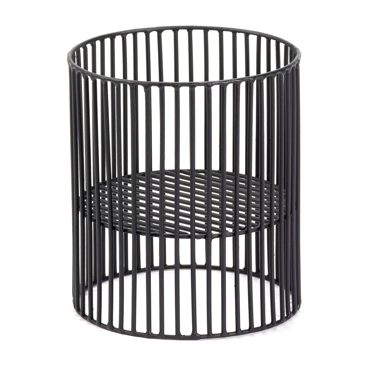 Serax Turn mand o15 cm Black | Scandinavisch Interieur | Opbergmanden | Zwart
