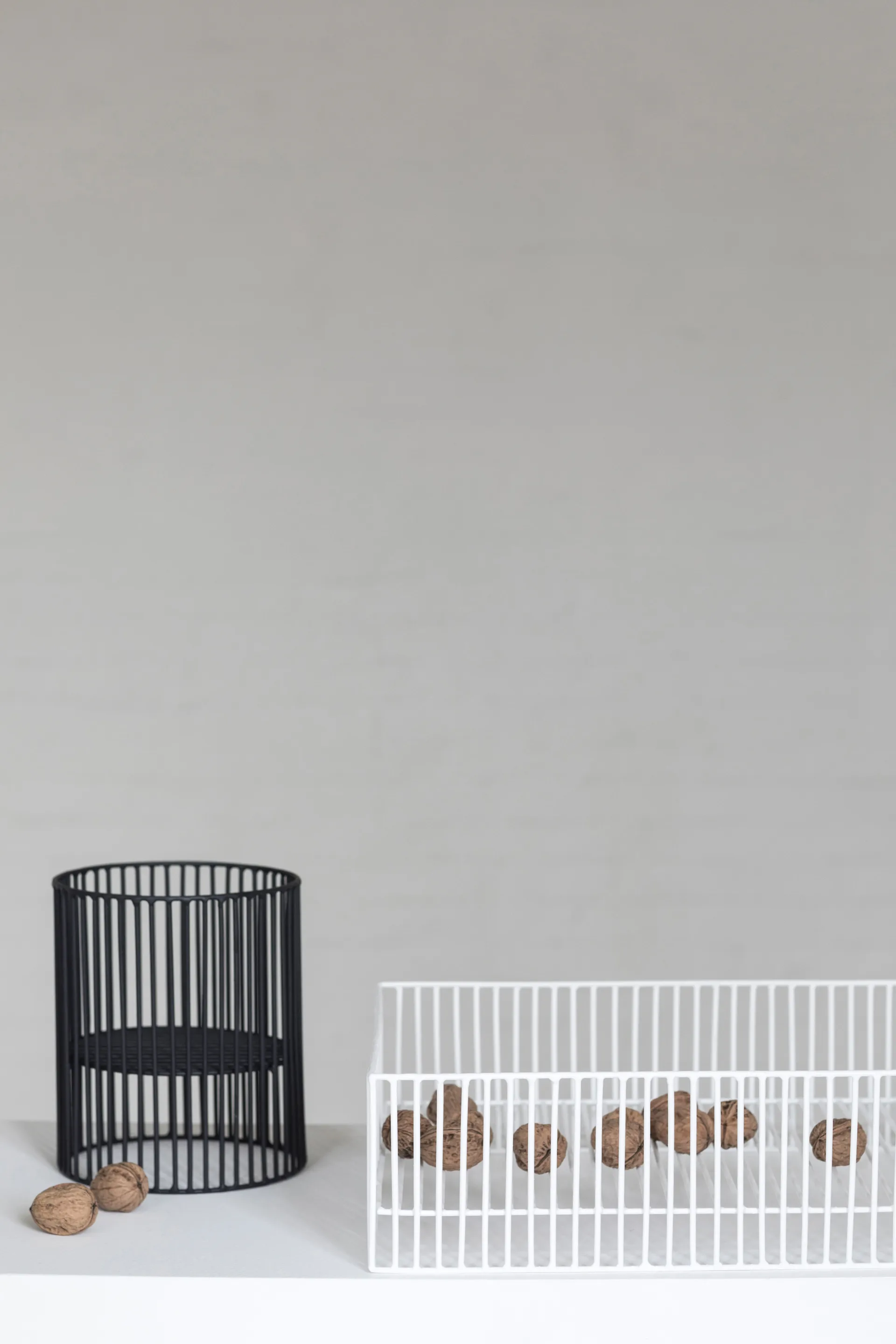 Turn mand laag 30x40 cm, White Serax