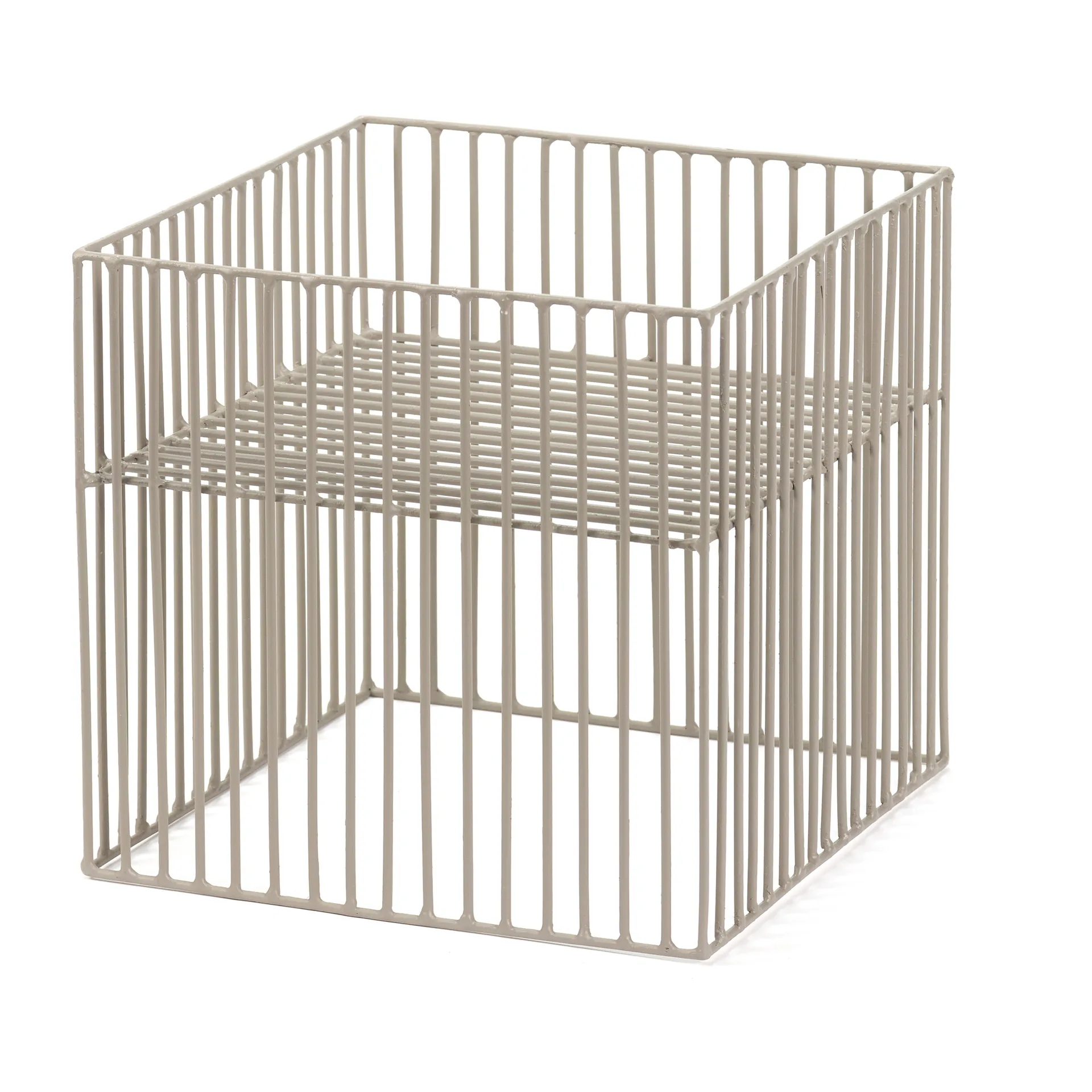Turn mand vierkant 22x22 cm, Grey Serax