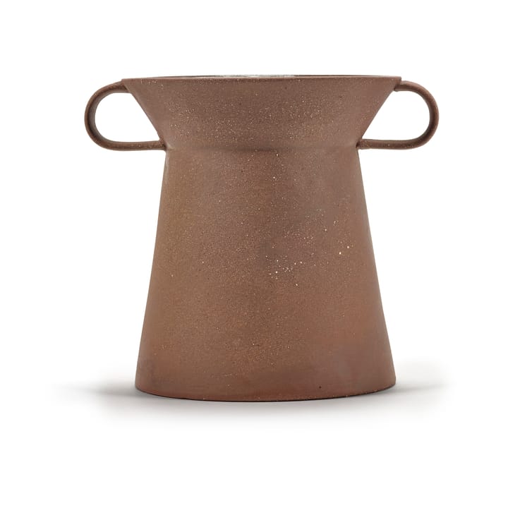Urban 03 vaas L 21 cm, Red-brown Serax
