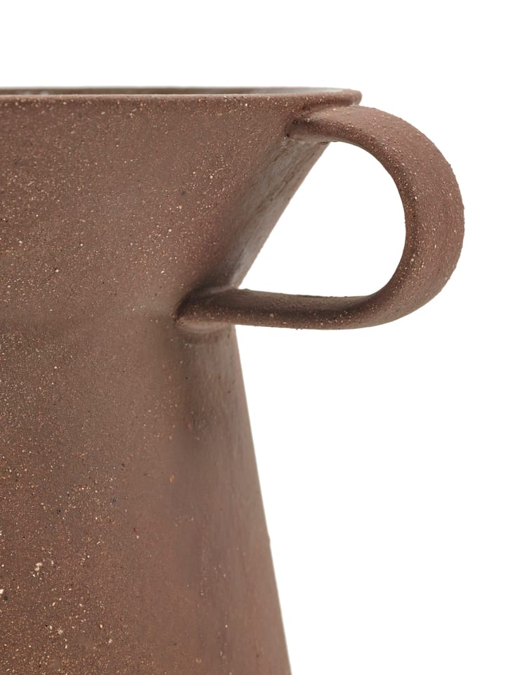Urban 03 vaas L 21 cm, Red-brown Serax