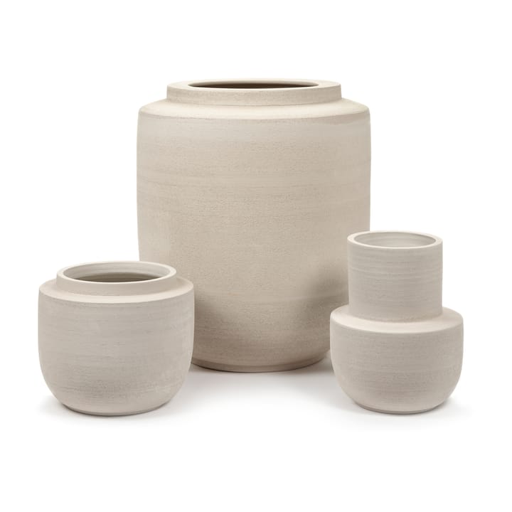 Volumes vaas M Ø25 cm, Beige Serax