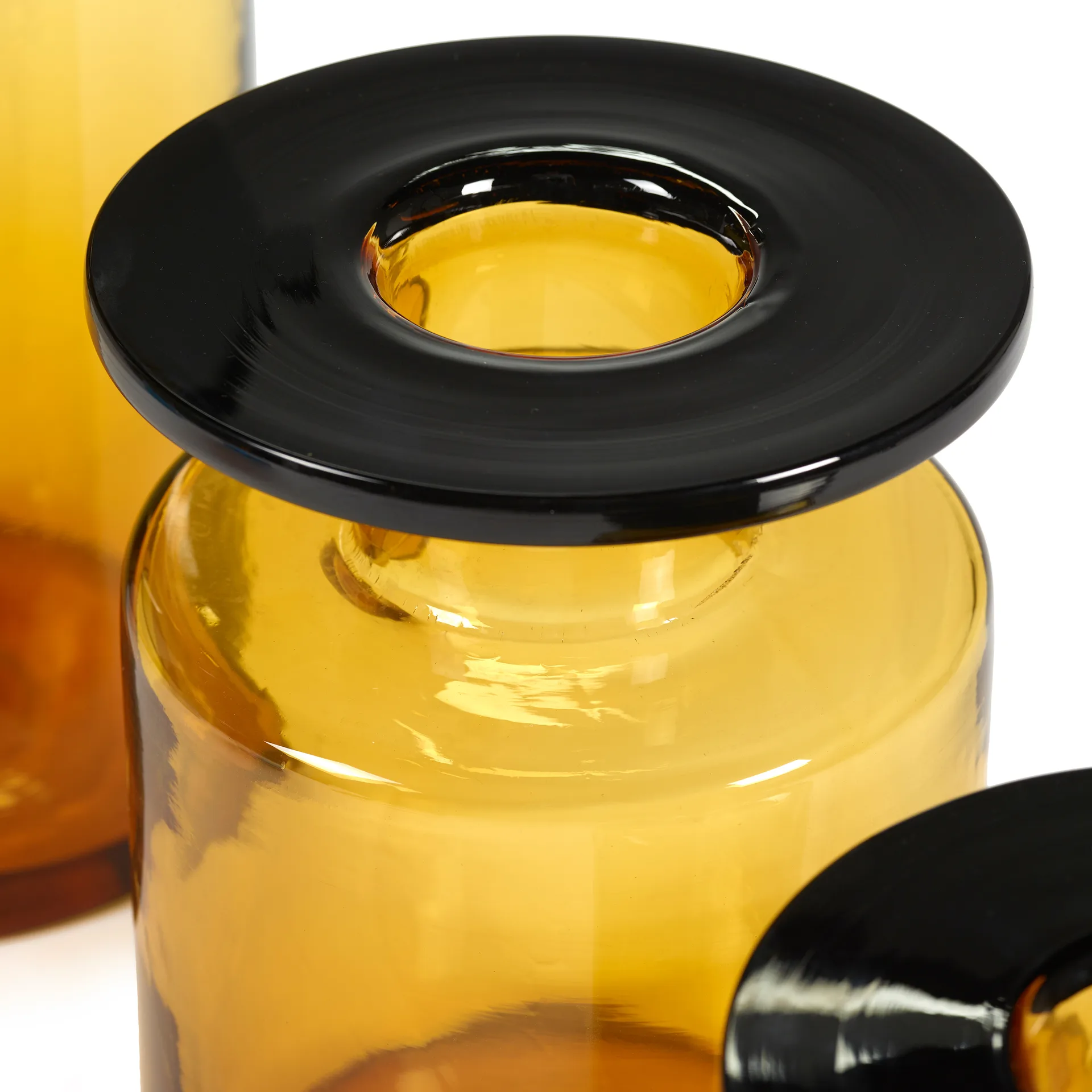 Wind & Fire vaas 27 cm, Amber-black Serax