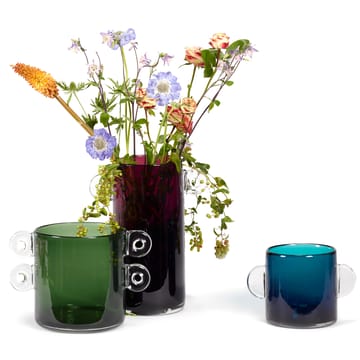 Wind & Fire vaas met oor 31 cm - Aubergine - Serax
