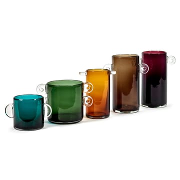 Wind & Fire vaas met oor 31 cm - Dark brown - Serax