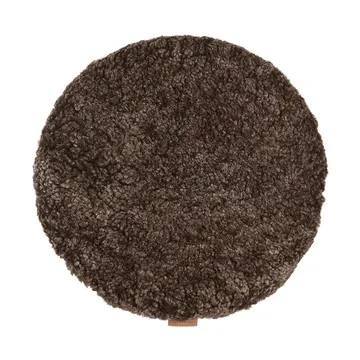 Jill stoelkussen gewatteerd - Cappuccino (bruin), Ø36 cm - Shepherd of Sweden