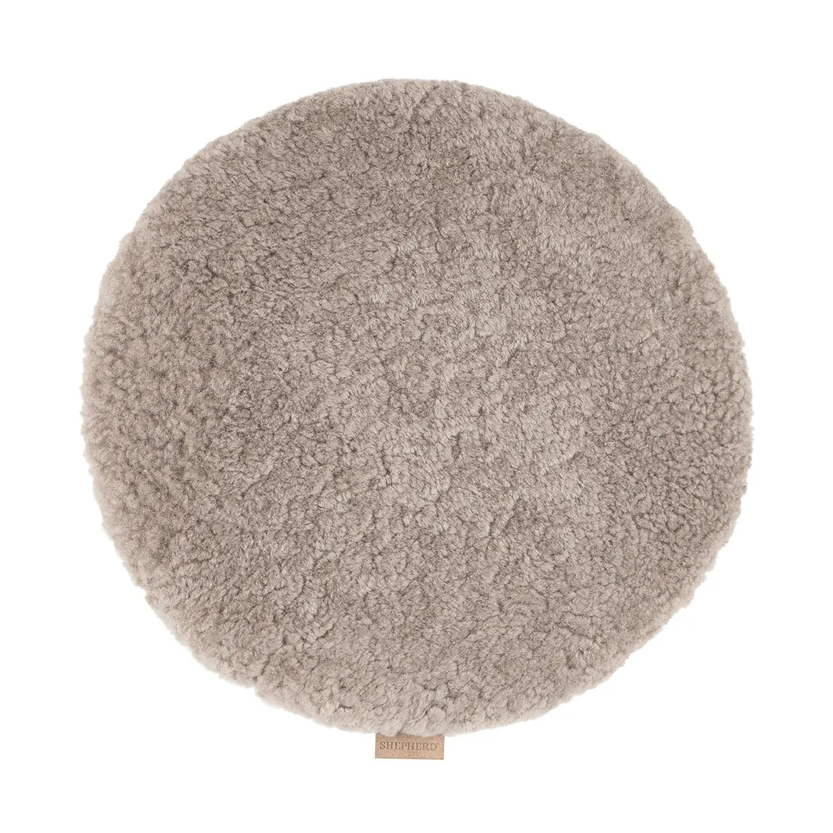 Jill stoelkussen gewatteerd, Stone (beige), Ø36 cm Shepherd of Sweden