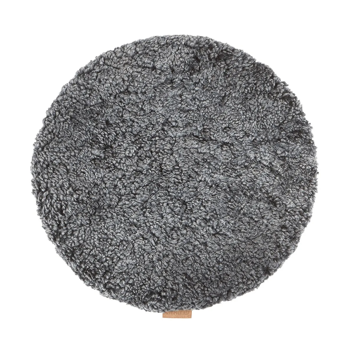 Jill stoelkussen gewatteerd, Zwartgrafiet (grijs), Ø36 cm Shepherd of Sweden