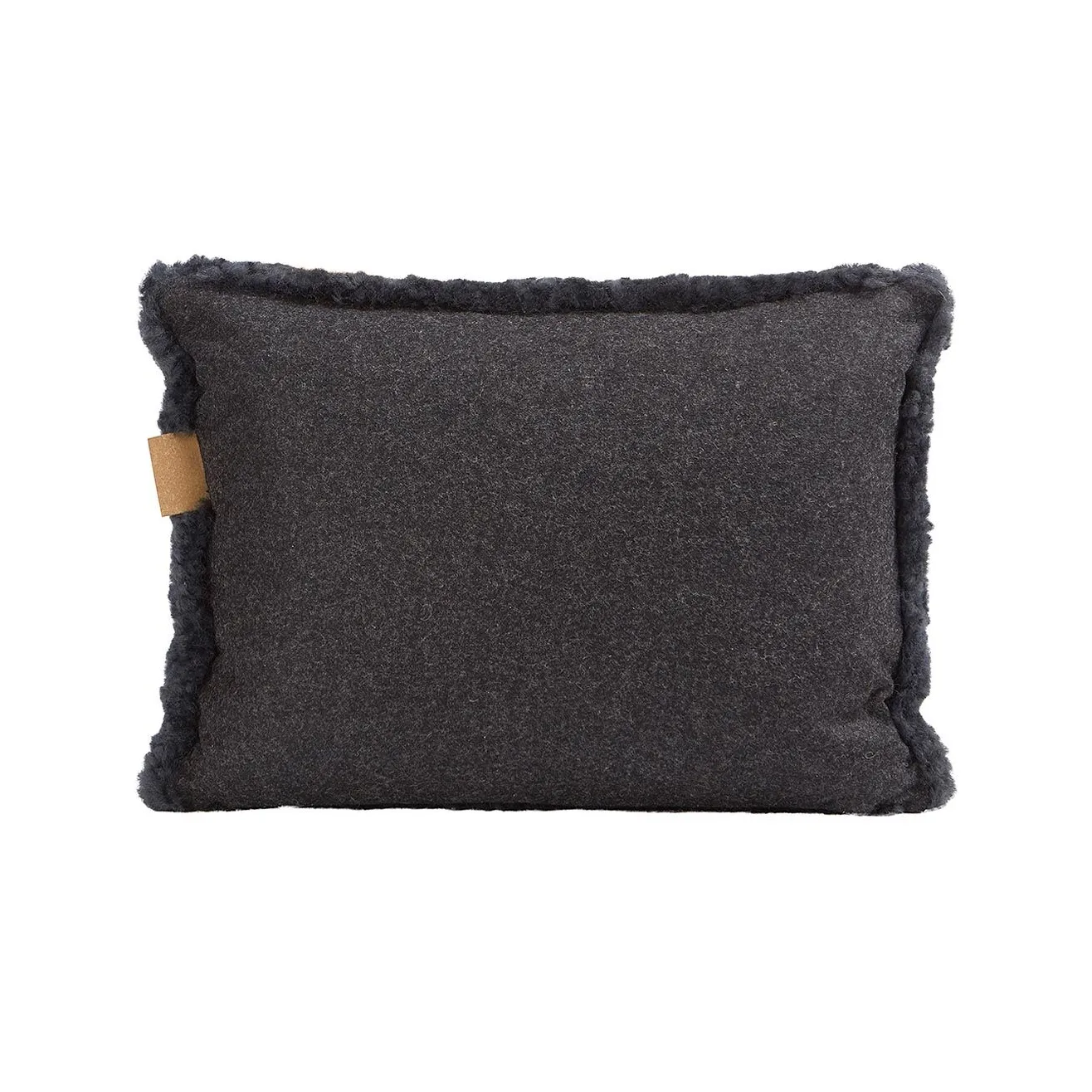 Shepherd Lina schapenvachtkussen 40 x 30 cm, asfaltgrijs Shepherd of Sweden