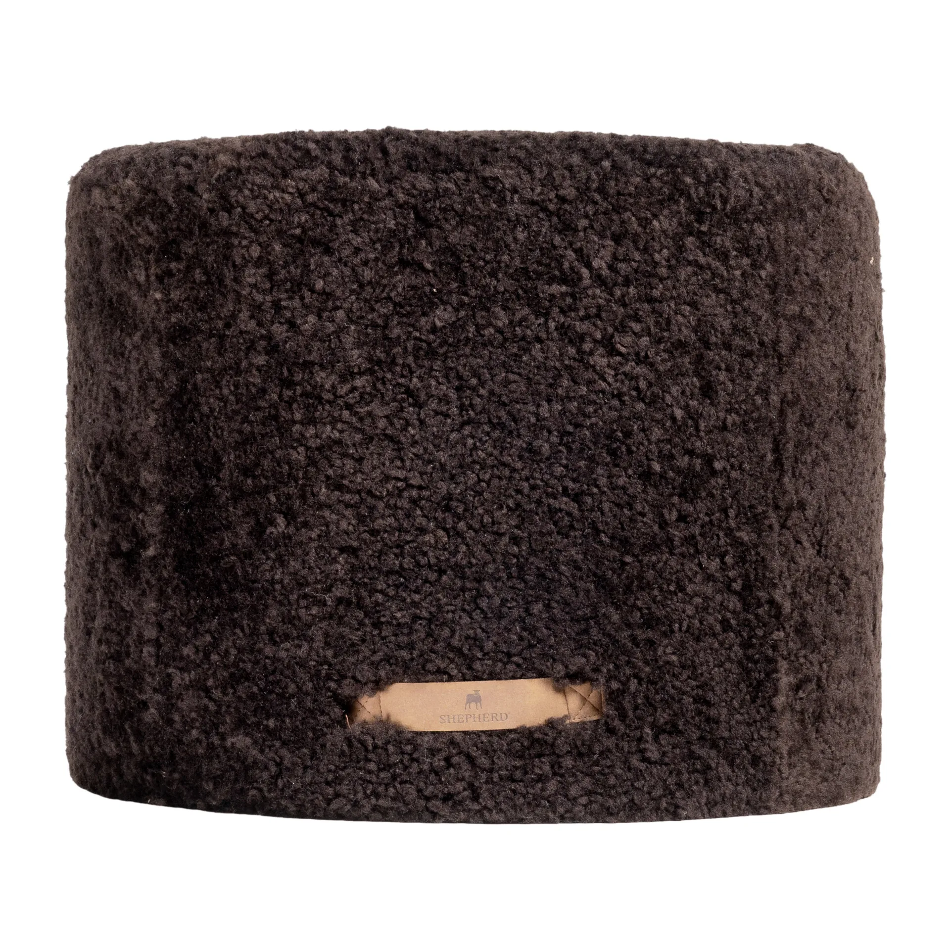 Shepherd poef Frida 50x40 cm, donkerbruin Shepherd of Sweden