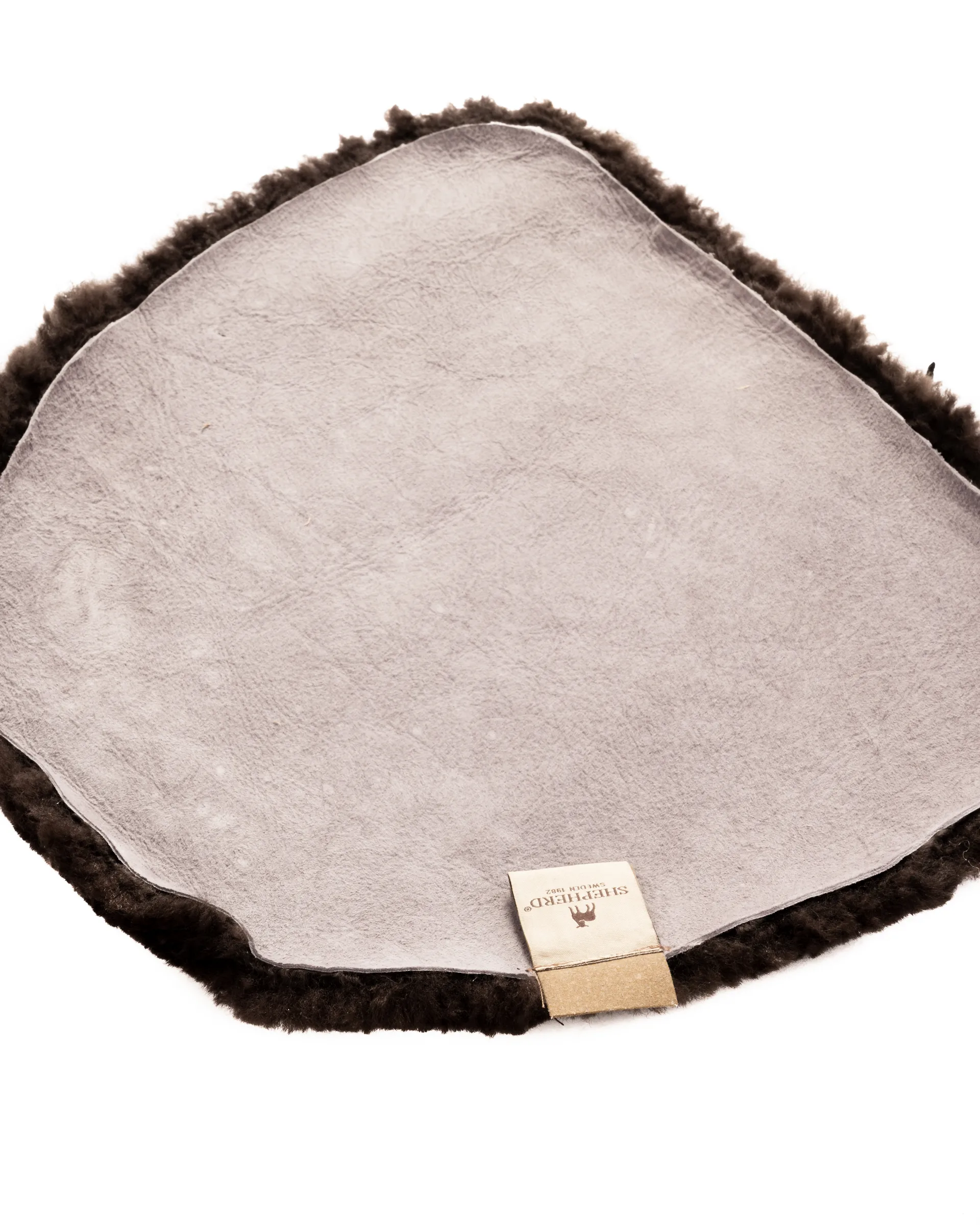 Shepherd stoelkussen Ellen ongewatteerd 34x36 cm, donkerbruin Shepherd of Sweden