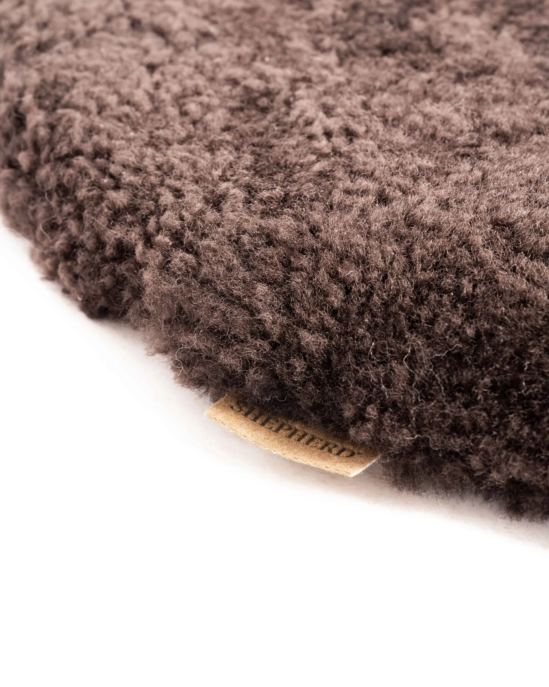 Shepherd stoelkussen Judith gewatteerd 34x36 cm, donkerbruin Shepherd of Sweden