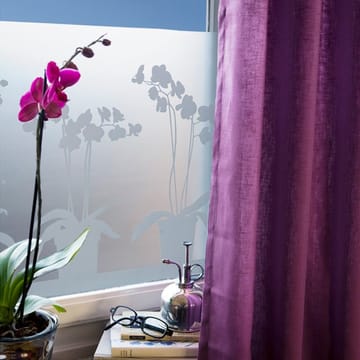 Orkidé raamfolie - 48 x 120 cm. - Siluett Frost