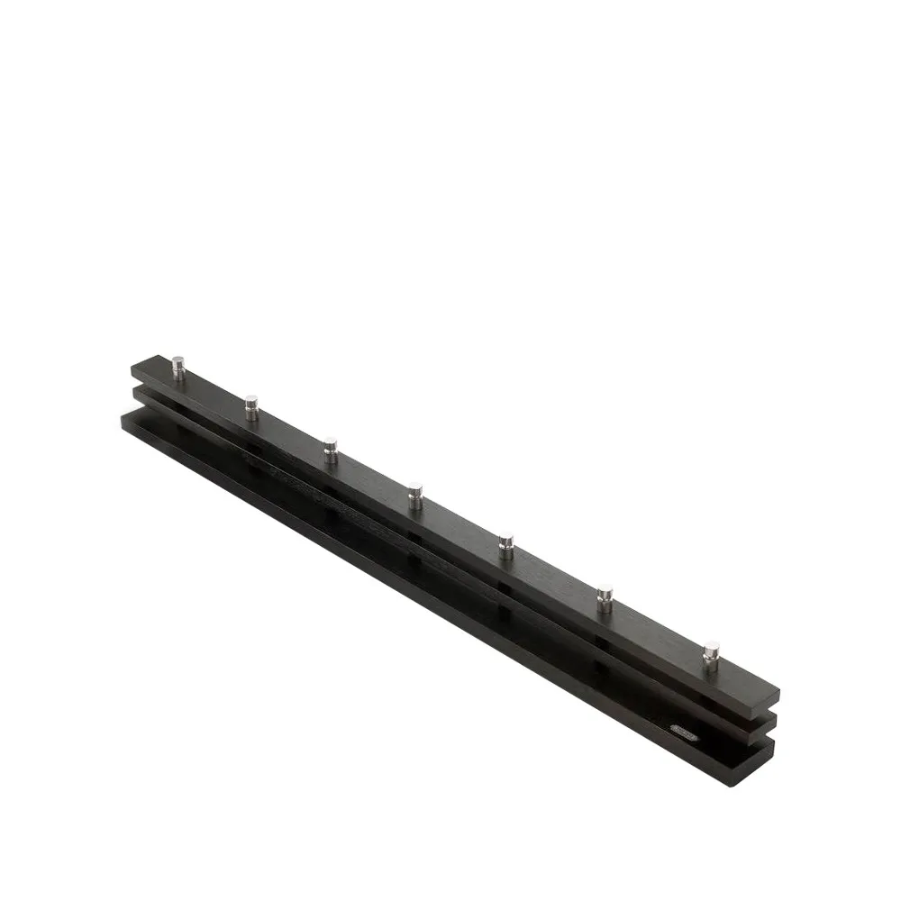 Cutter kapstok, Eik, zwart gebeitst, 7 st knoppen Skagerak