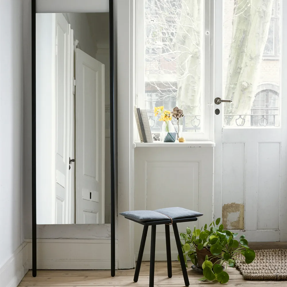 Georg kruk, Linnen, eik onbehandeld, incl. kussen in linnen Skagerak