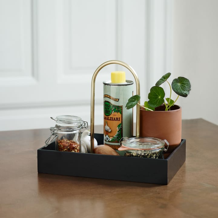 Norr box, zwart gelakt eiken Skagerak