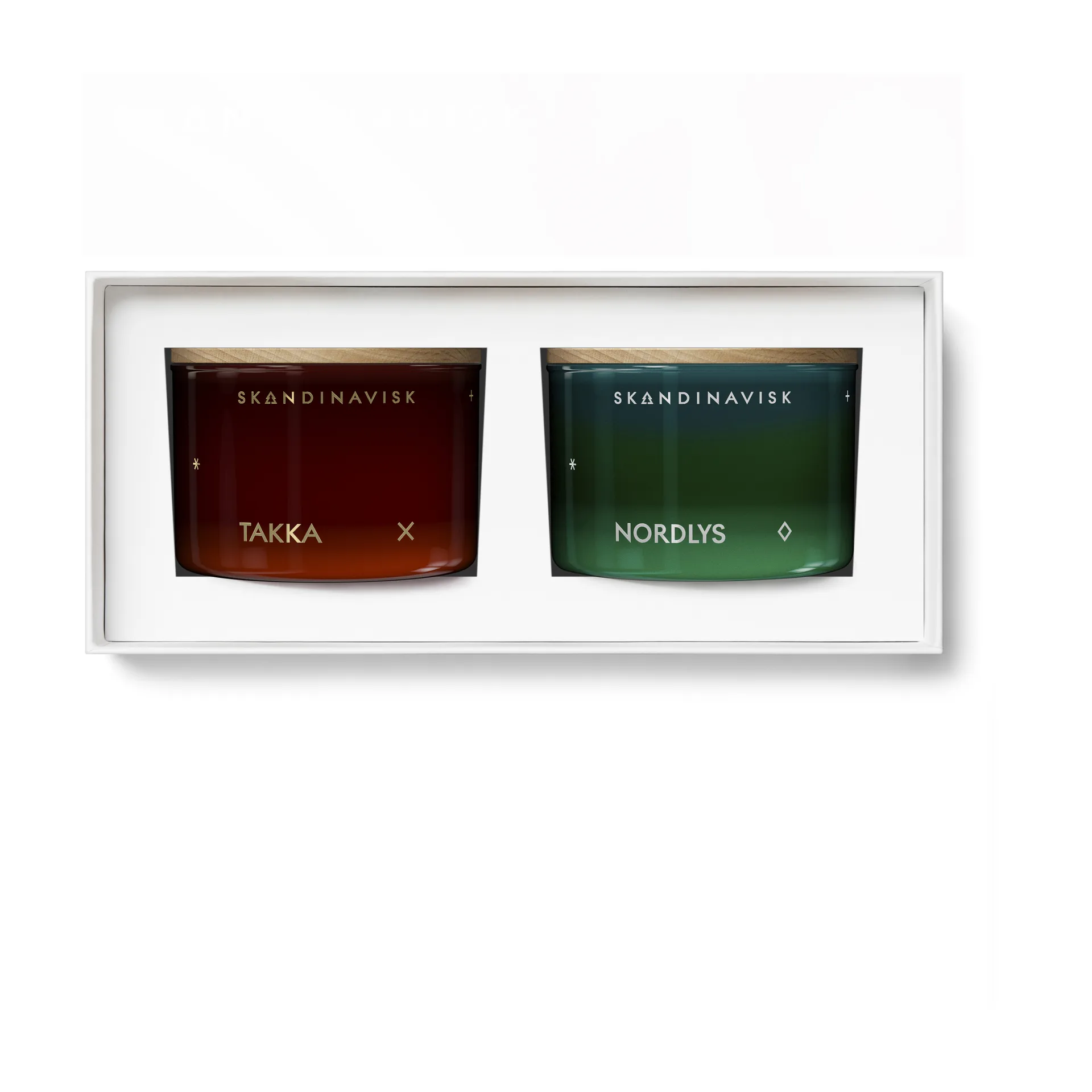 Fire & Light Mini kaarsen geschenkset 2-delig, 2x90g Skandinavisk
