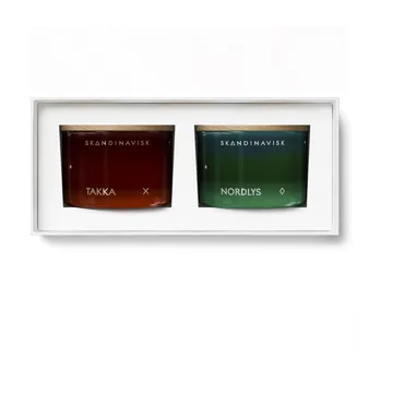 Fire & Light Mini kaarsen geschenkset 2-delig - 2x90g - Skandinavisk