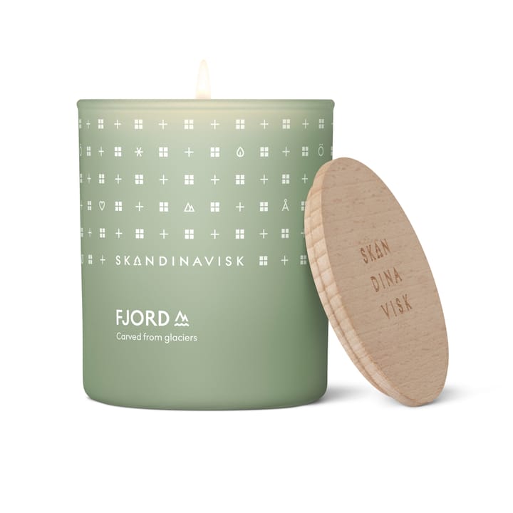 Fjord geurkaars met deksel, 200 g Skandinavisk