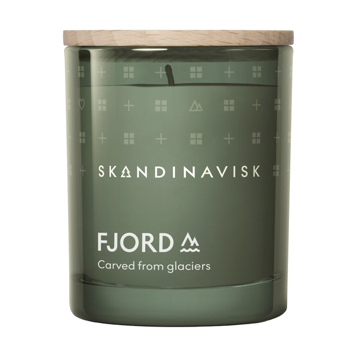 Fjord geurkaars met deksel - 65 g - Skandinavisk