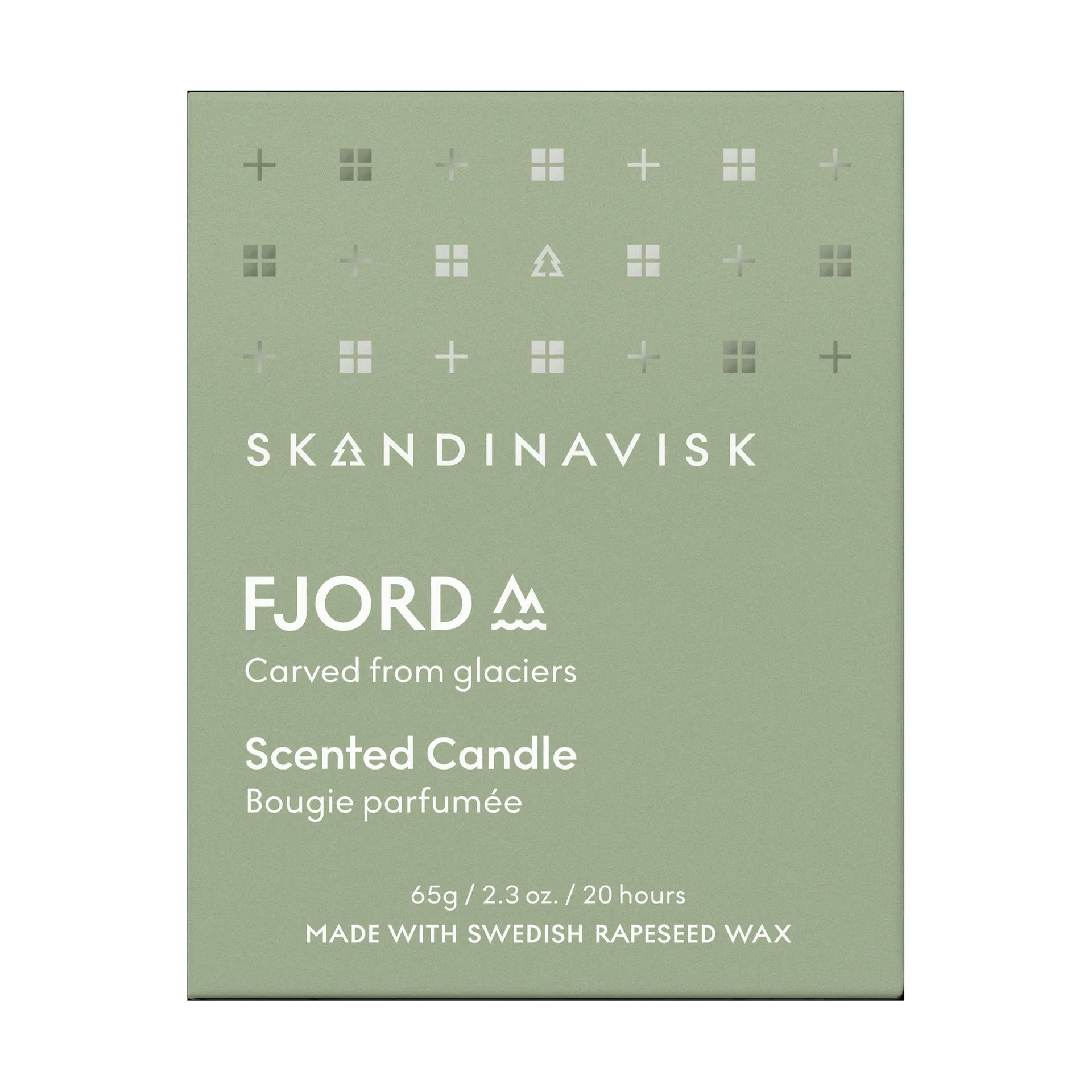 Fjord geurkaars met deksel, 65 g Skandinavisk