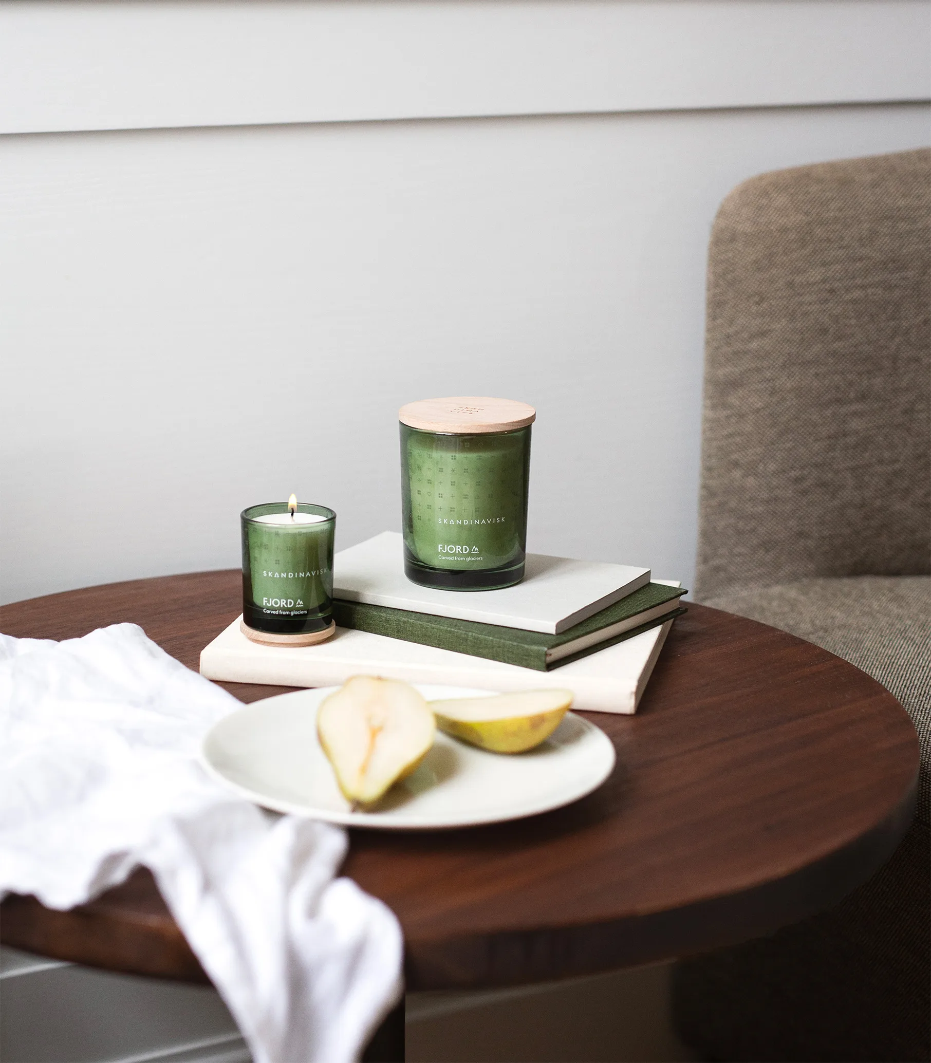 Fjord geurkaars met deksel, 65 g Skandinavisk