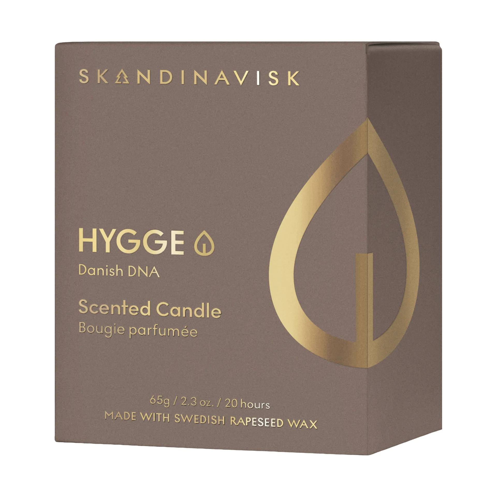 Hygge Gold Symbol geurkaars, 65 g Skandinavisk