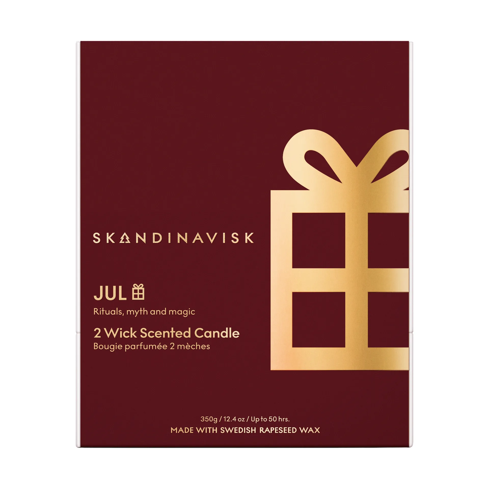 Jul Gold Symbol geurkaars, 350 g, 2 lonten Skandinavisk