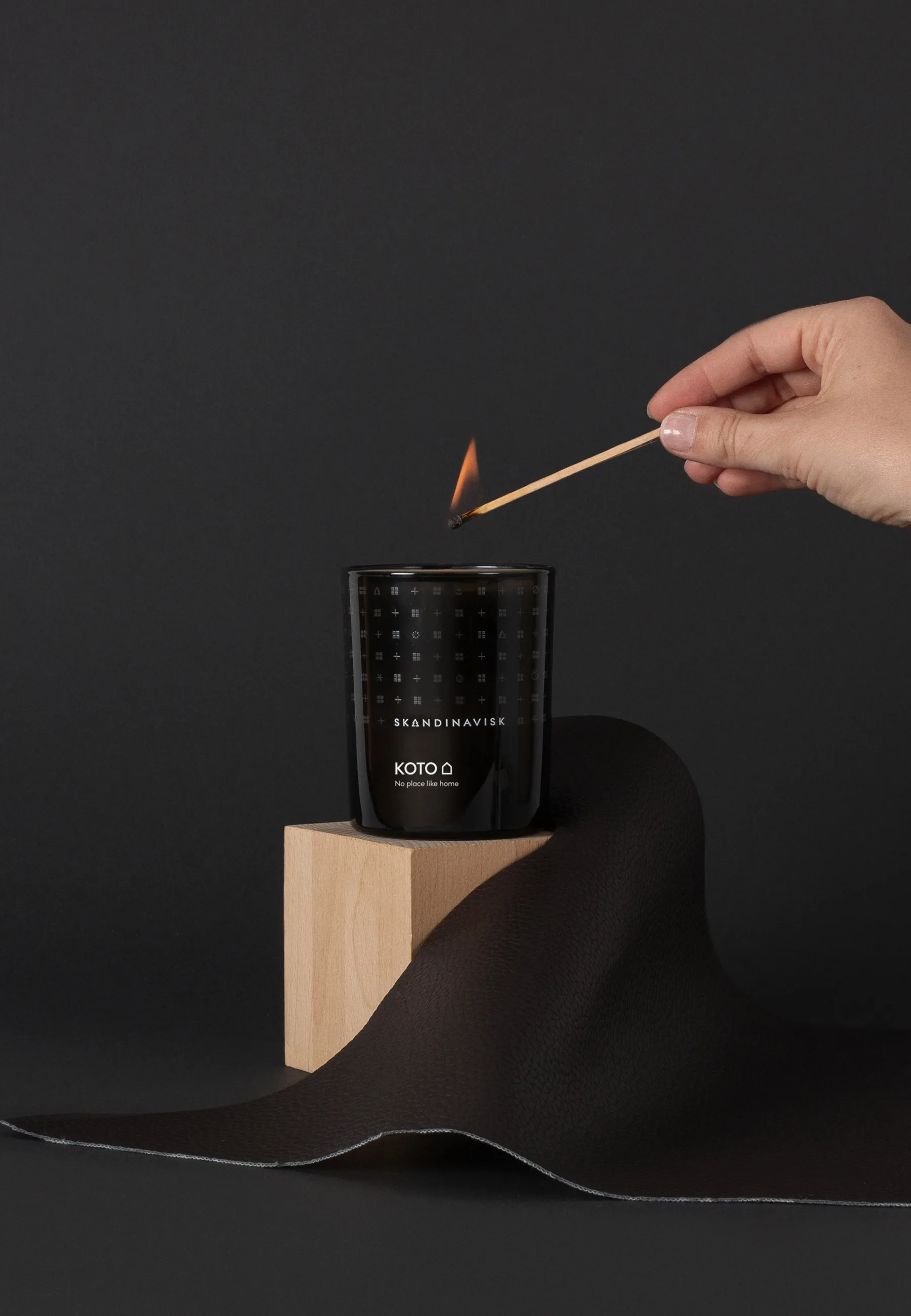 Koto geurkaars met deksel, 200 g Skandinavisk