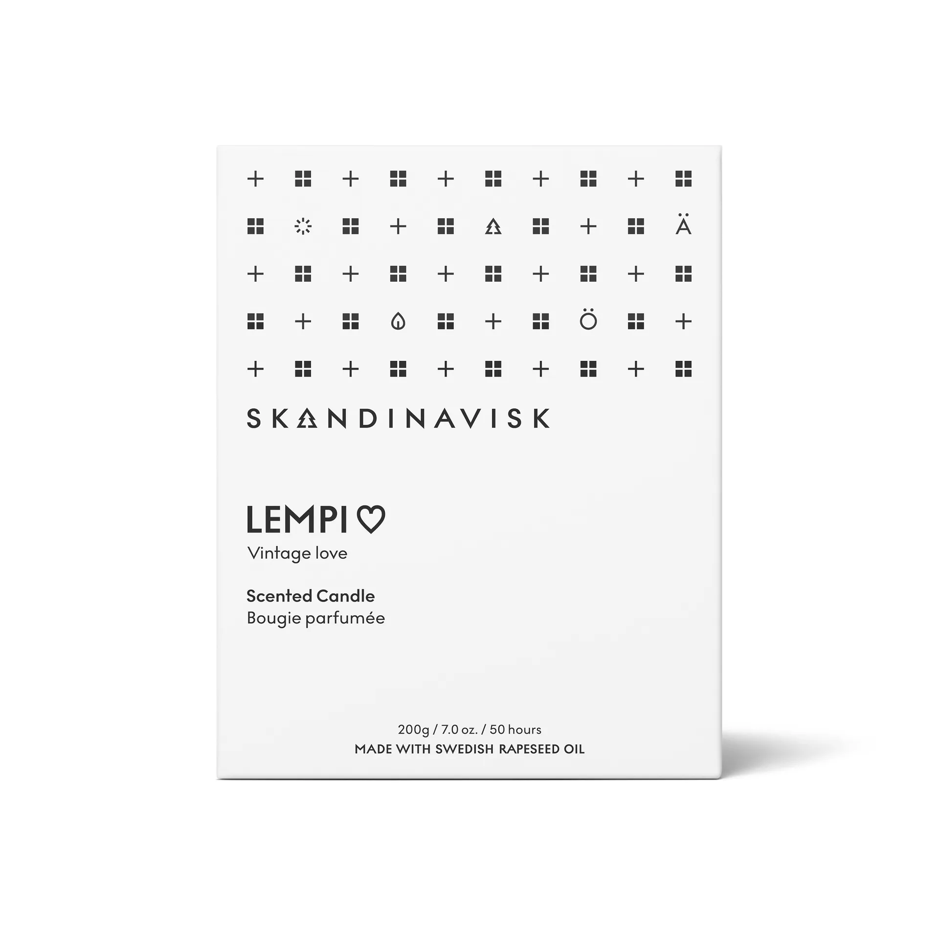 Lempi geurkaars met deksel, 200 g Skandinavisk