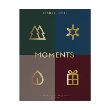 Moments geurkaarsenset 4-delig - 65 g - Skandinavisk