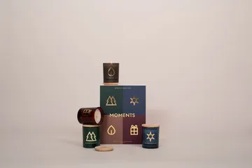 Moments geurkaarsenset 4-delig - 65 g - Skandinavisk