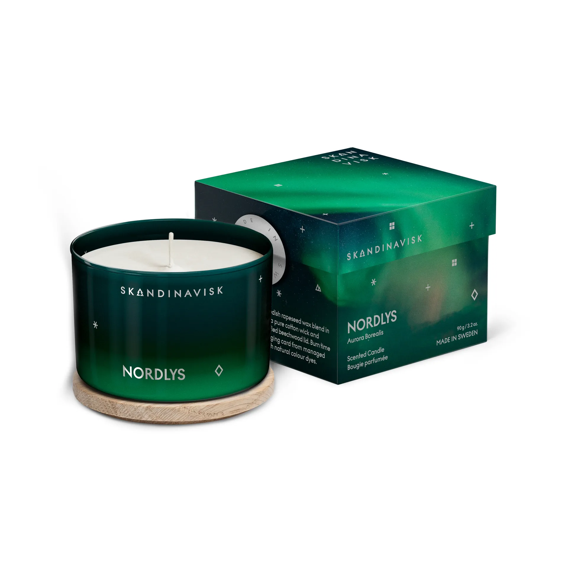 Nordlys geurkaars, 90g Skandinavisk