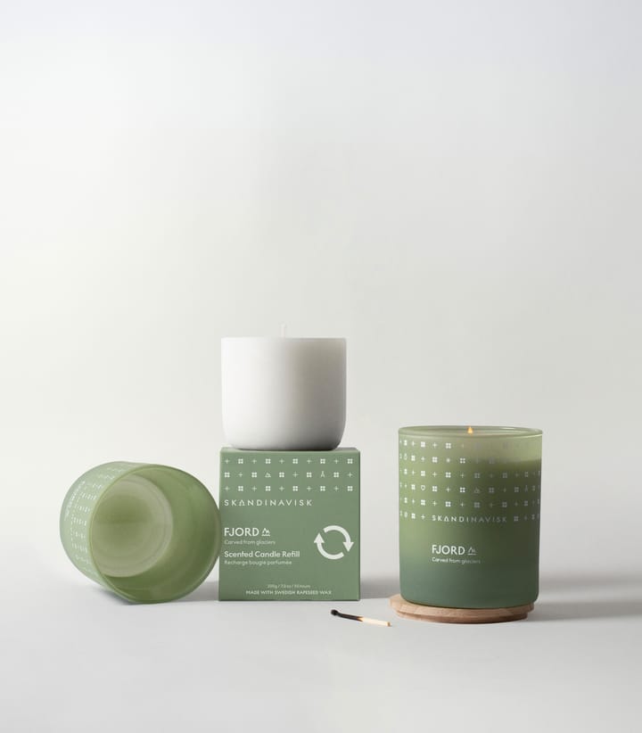 Refill Fjord geurkaars, 200 g Skandinavisk