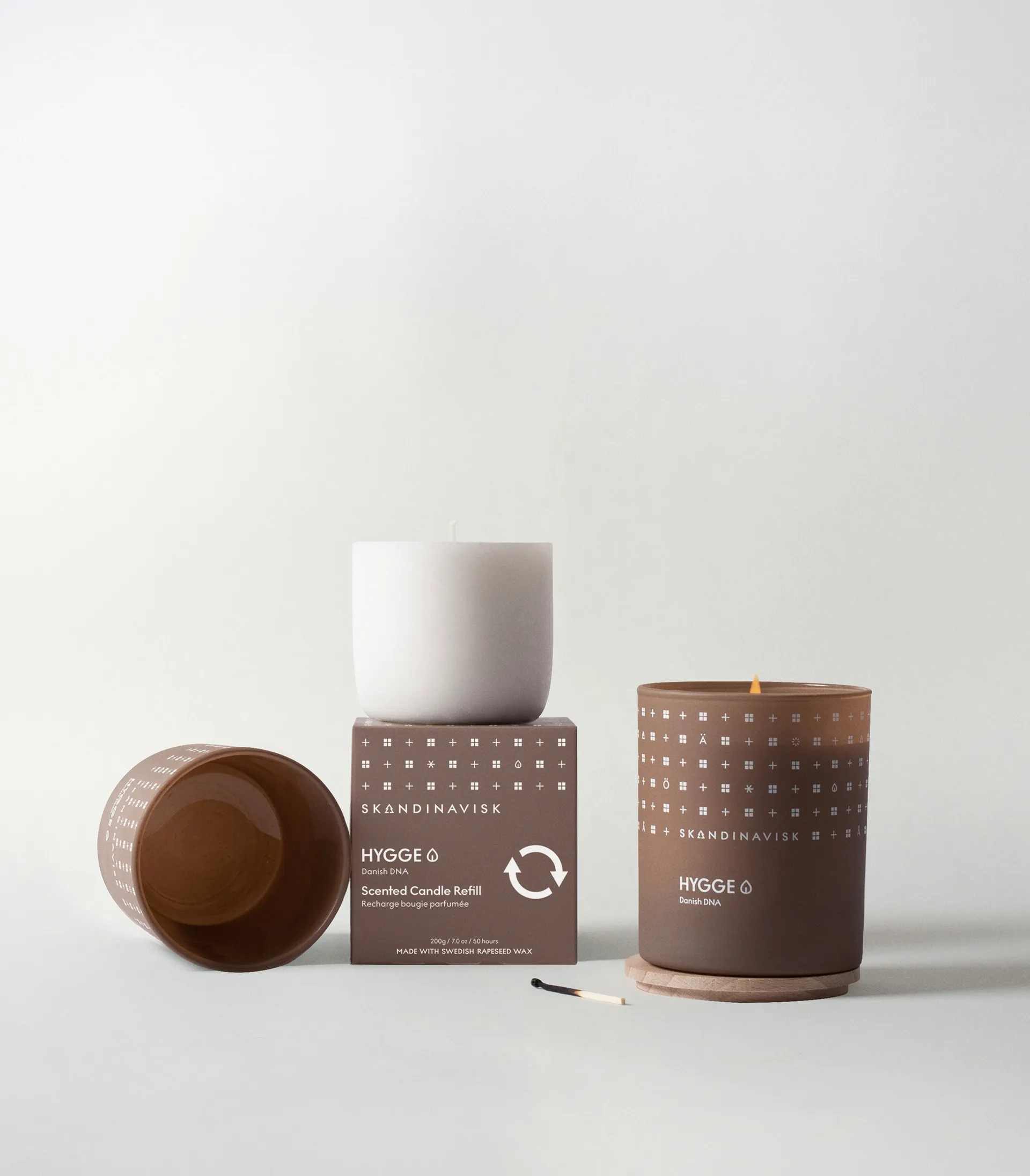 Refill Hygge geurkaars, 200 g Skandinavisk