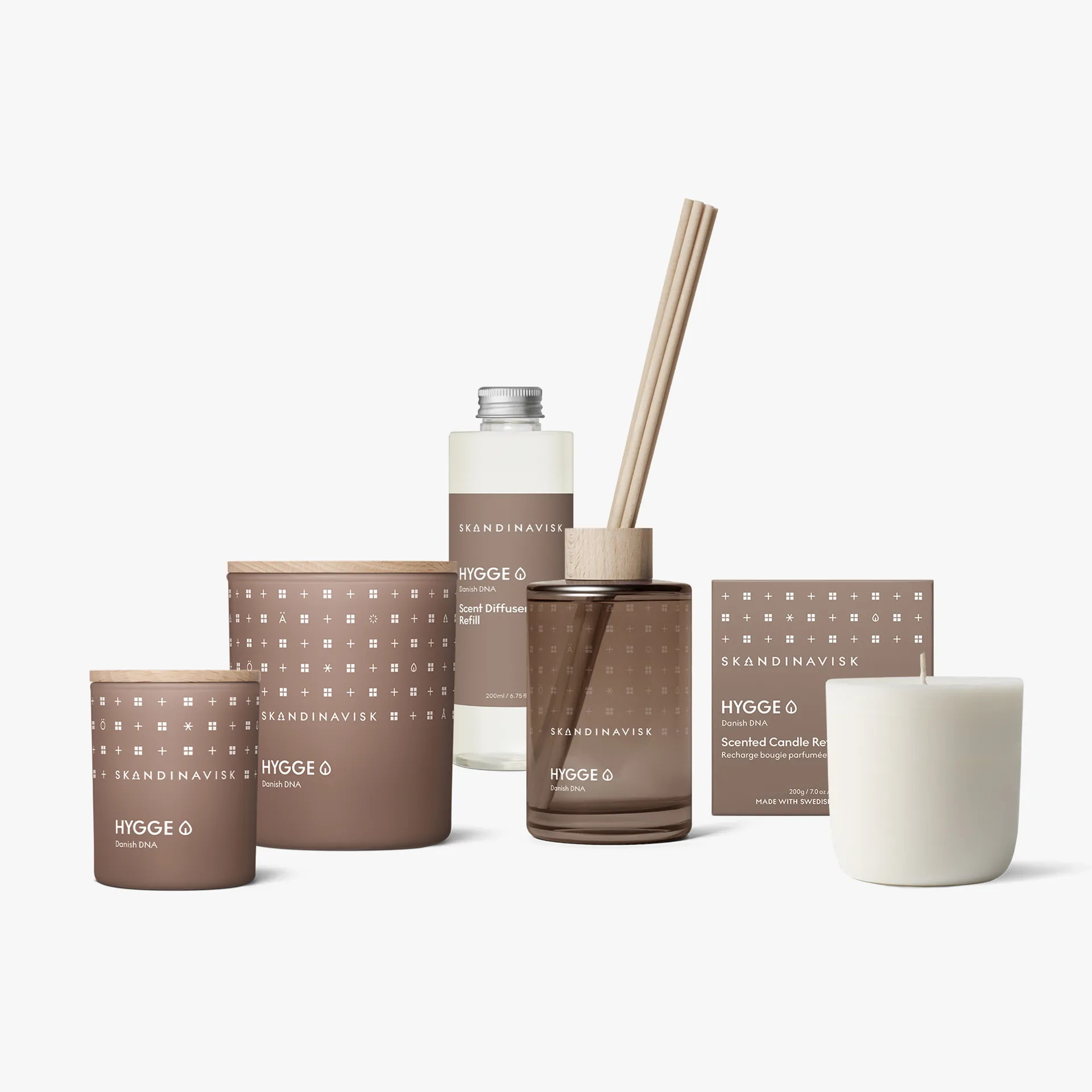 Refill Hygge geurkaars, 200 g Skandinavisk