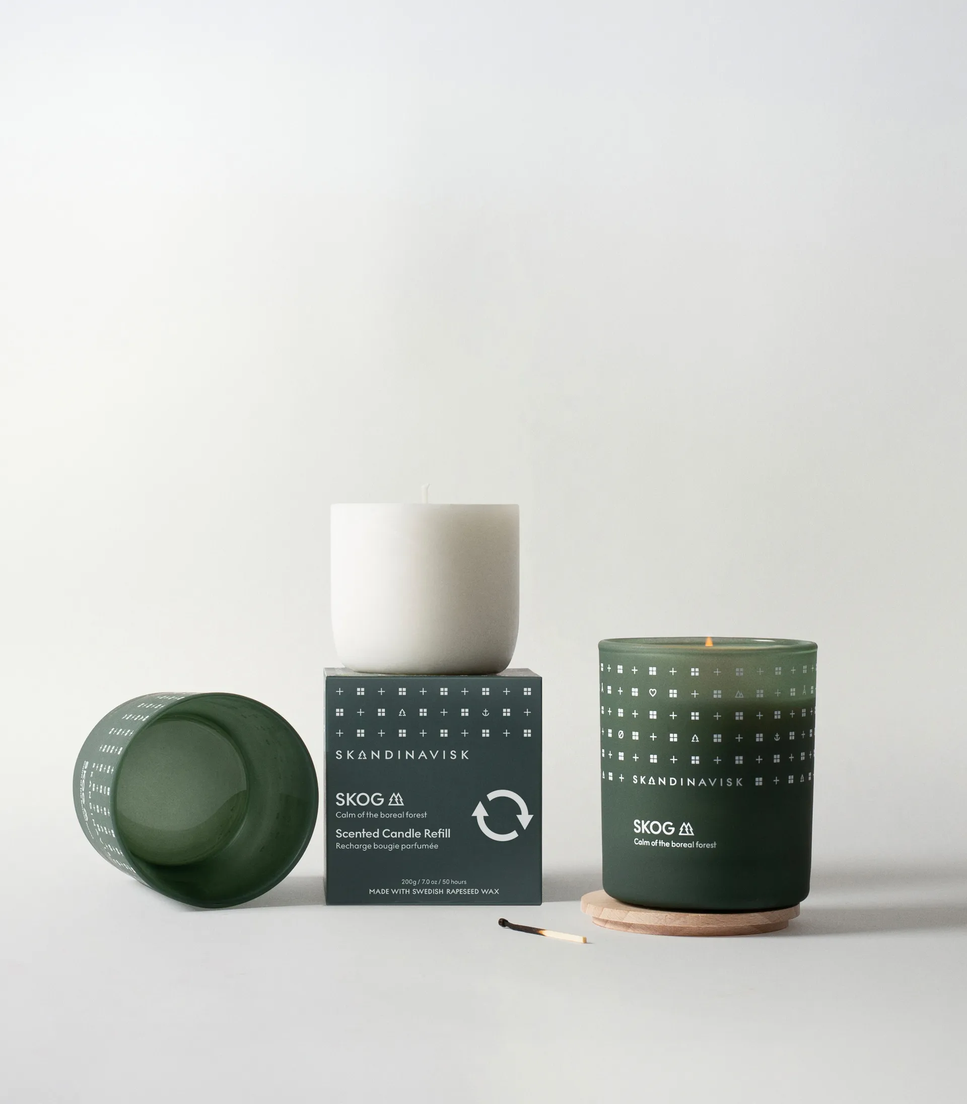 Refill Skog geurkaars, 200 g Skandinavisk